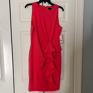 Chic Sleeveless Pink Midi Dress